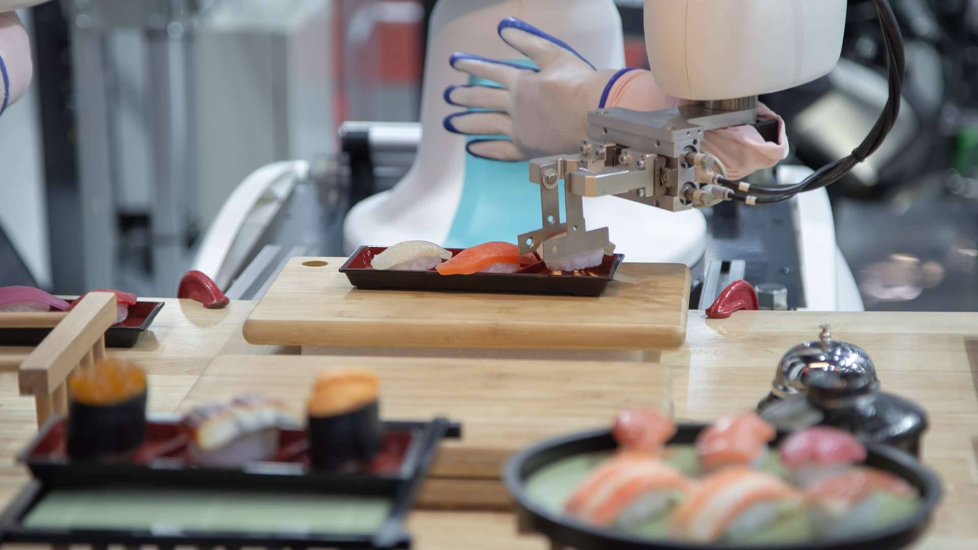 Contactless and Autonomous Food Robotics